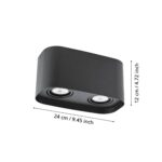 99674 CAMINALES-Z EGLO LED SPOT SMART RGB+TW 2xGU10 - Slika 6