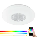 LED Plafonjera CAPASSO-C 33248 LED RGBW prigušiva svetiljka EGLO LED/17W/230V 2700-6500K Ø 34 cm