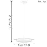 98041 MONEVA-C EGLO LED Visilica RGB Smart 18W - Slika 6