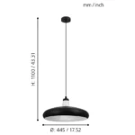 99032 TABANERA-C EGLO LED RGB PLAFONJERA - Slika 3