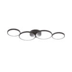 LED plafonjera NELA Crna – 60W RND, sa daljinskim - Slika 4