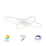 LED plafonjera NELA Bela – 72W RND, sa daljinskim - Slika 2