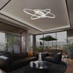 LED plafonjera NELA Bela – 72W RND, sa daljinskim - Slika 3