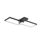 LED plafonjera NELA Crna – 40W SQR, sa daljinskim - Slika 4