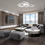 LED plafonjera NELA Bela – 65W SQR, sa daljinskim - Slika 3