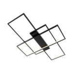 LED plafonjera NELA Crna – 80W SQR, sa daljinskim - Slika 4