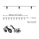 Spoljna LED ubodna rasveta EGLO Spinetoli 98184 – 12V, 9xLED - Slika 4