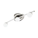 LED zidna / plafonska lampa EGLO Aquino 34024 15W 3000K – satenski nikl