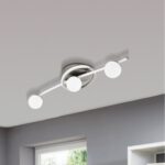 LED zidna / plafonska lampa EGLO Aquino 34024 15W 3000K – satenski nikl - Slika 2