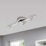 LED zidna / plafonska lampa EGLO Aquino 34024 15W 3000K – satenski nikl - Slika 3