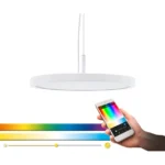 LED visilica EGLO Cerignola-C 33675 RGB+CCT 21W – bela (EGLO Connect) - Slika 2