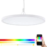 LED visilica EGLO Cerignola-C 33676 RGB+CCT 32W – bela (EGLO Connect)