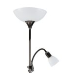 Podna lampa UP 2 – 1xE27+1xE14 – nikl-crna 93917 EGLO - Slika 3