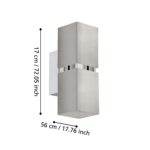 Zidna lampa PASSA – 2×GU10 - 96264 EGLO - Slika 5