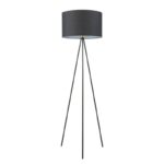Podna Lampa RUBEN - crna 1xE27