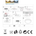 LED Plafonjera WASER 30W 3CCT IP65 3600lm crna - Slika 2