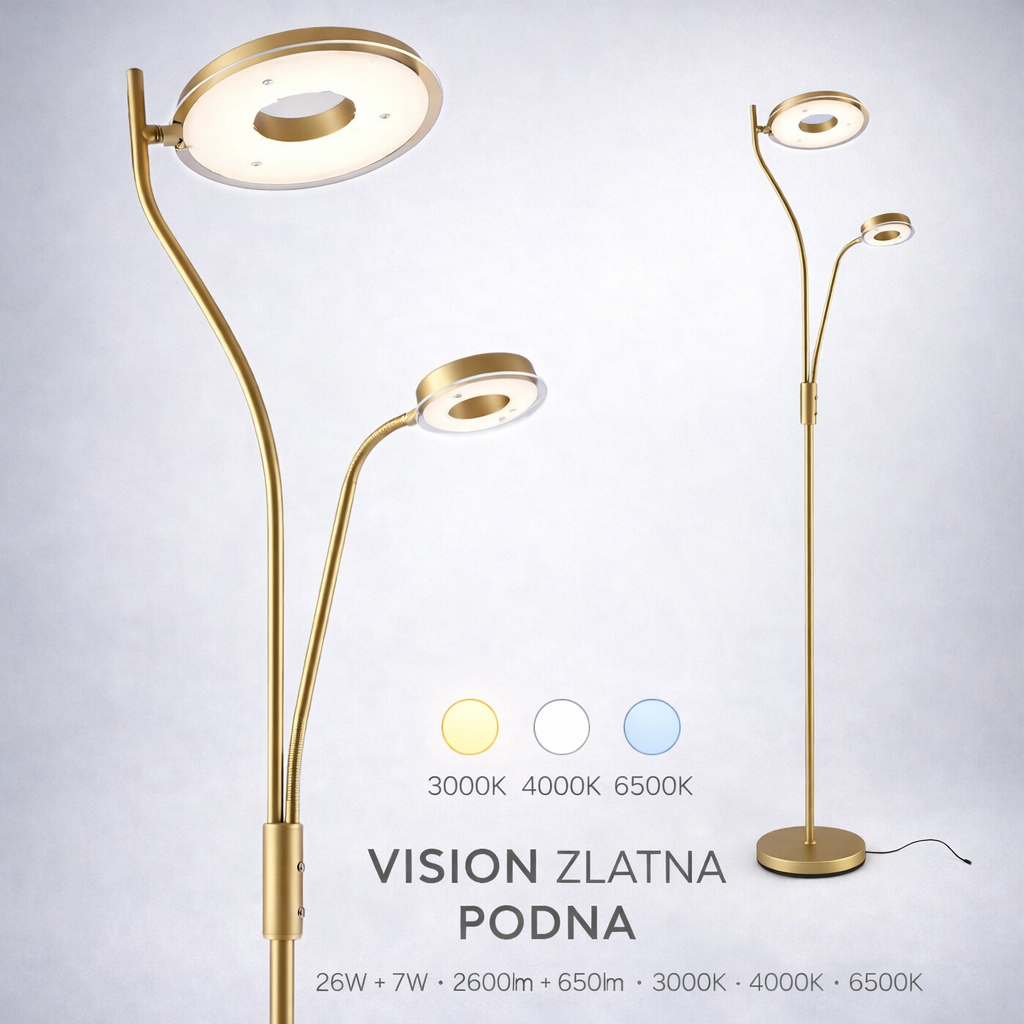 d62908a1-6071-447b-9648-4f05ce6eff3a LED Podna Lampa Vision gold 35W 3CCT - Slika 1