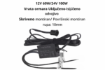 Senzor za vrata ormara (jedna vrata) 12V/24V – automatski ON/OFF