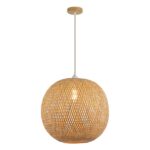 Viseća lampa od bambusa F7853-1V NT