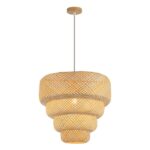 Viseća lampa od bambusa F7859-1V NT