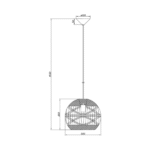 Visilica Ratan BV02-00030 - Slika 2