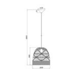 Visilica Ratan BV02-00032 - Slika 2