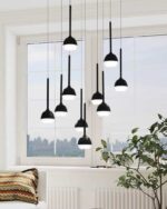 Visilica NUCETTO 39714 EGLO – LED dimabilna 3000K, crna - Slika 2