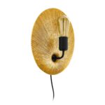 Zidna lampa GASCUERIA 98379 EGLO E27 crno-zlatna