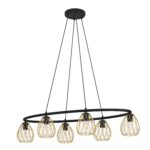 Visilica JAZMINIA 1 390092 EGLO – E27, crna/mesing, dekorativna