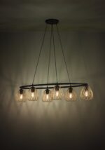 Visilica JAZMINIA 1 390092 EGLO – E27, crna/mesing, dekorativna - Slika 2