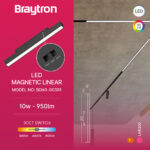 Magnetna linearna LED svetiljka 10W, 3u1 - Slika 2