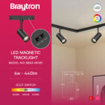 Magnetni LED reflektor 6W, 3u1 - Slika 2