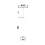 Magnetna LED visilica 7W, 3000K - Slika 2