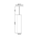 Magnetna LED visilica 7W, 3000K - Slika 2