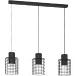 Visilica MILLIGAN 43626 EGLO E27 crno-bela