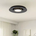 Plafonjera AZURREKA 33711 EGLO – LED 3000K, kristal, dimabilna, crna - Slika 2