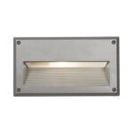 NOWODVORSKI 4966 BASALT SILVER IP44 Ugradna zidna svetiljka