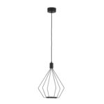 LED visilica CADOS 39321 EGLO 3000K crna