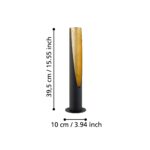 Stona lampa BARBOTTO 97583 EGLO GU10 crno zlatna - Slika 3