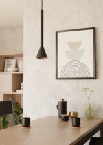 LED visilica EGLO CORTADERAS 97604, GU10, 3000K, crno-zlatna. Dimabilna moderna visilica za kuhinju i enterijer. - Slika 2