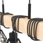 Visilica TOWNSHEND 5 43133 EGLO E27 crno braon drvo - Slika 2