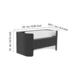 LED zidna lampa PASSIRANO 98729 EGLO IP44 3000K crno bela - Slika 3