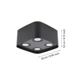 LED plafonjera CAMINALES-Z 99675 EGLO smart RGB CCT 4xGU10 - Slika 3
