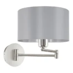 Zidna lampa MASERLO 95057 EGLO E27 sivo srebrna