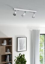 Spot lampa SARRIA 94961 EGLO – 3x GU10 LED, bela/hrom, 3000K - Slika 2