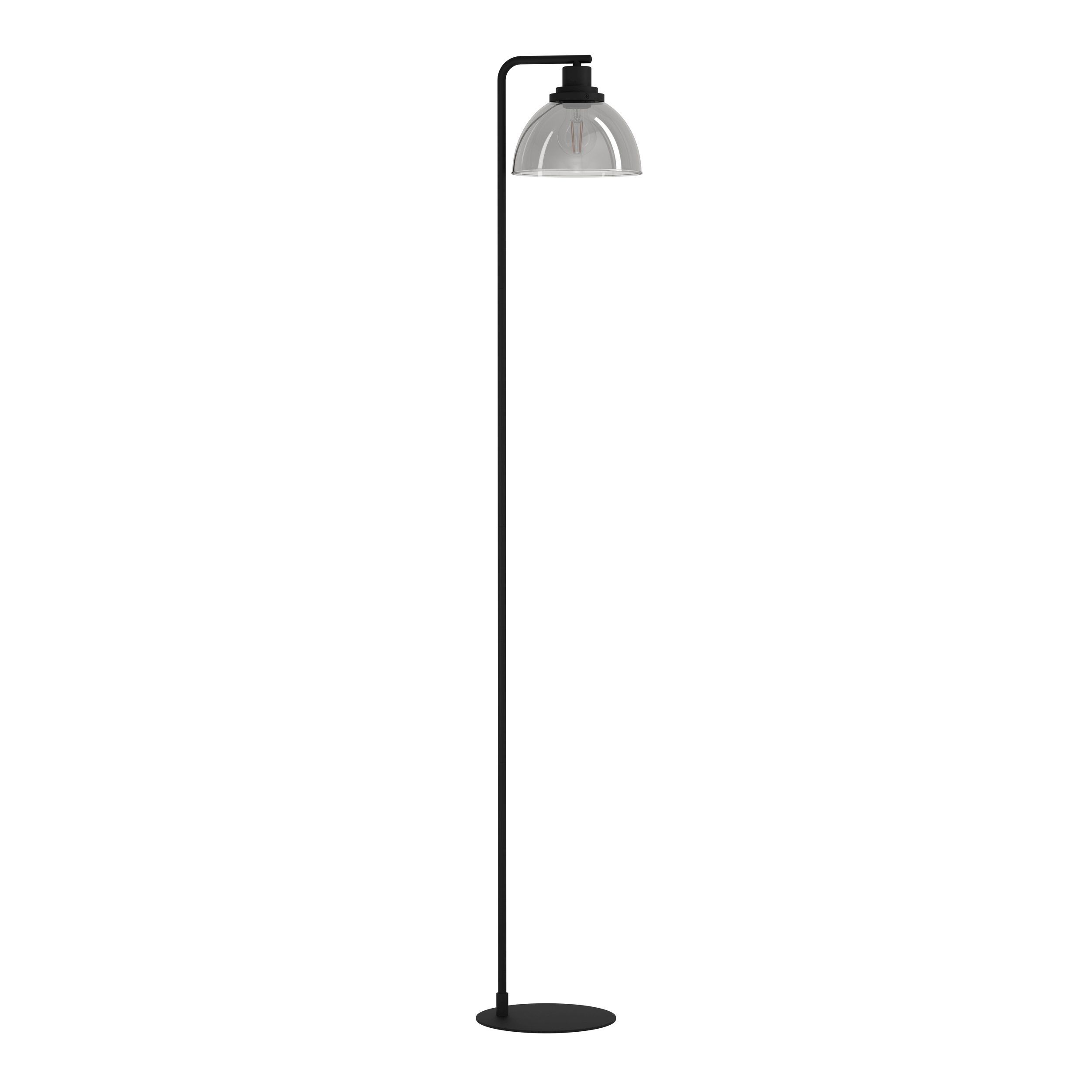5af16bab9ea5e2.05134360-101-0001 Podna lampa BELESER 98387 EGLO – E27, crna, dimljeno staklo - Slika 1