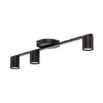 Luster plafonjera RAFA 3xGU10 crna – plafonska spot lampa