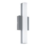 Spoljna zidna lampa ACATE 94845 EGLO – LED 3000K, IP44, srebrna