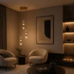 Visilica SHADOW MAP9504-3 109257 MITEA Lighting – LED 18W 3000K, bronzana + amber - Slika 2