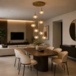 Visilica PRISMA MAP9526-9A 109207 MITEA Lighting – 9xG9, staro zlato + amber - Slika 2
